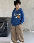 Blue Tom And Jerry Boys Hoodie