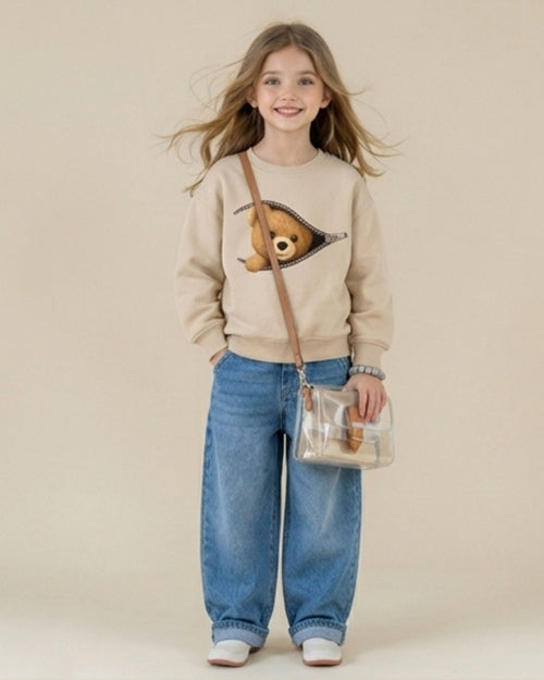 Bear Skin Girls Sweatshirt
