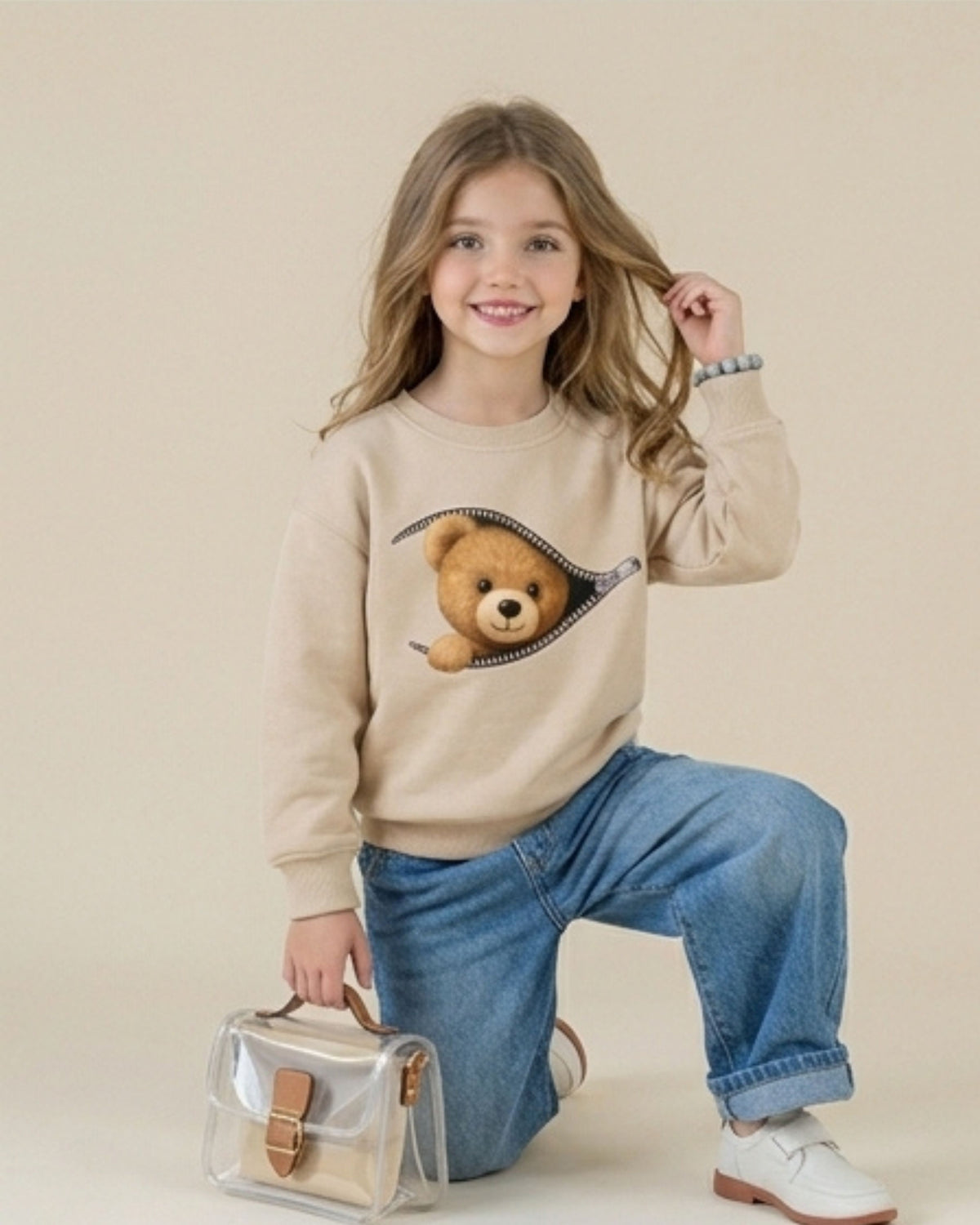 Bear Skin Girls Sweatshirt