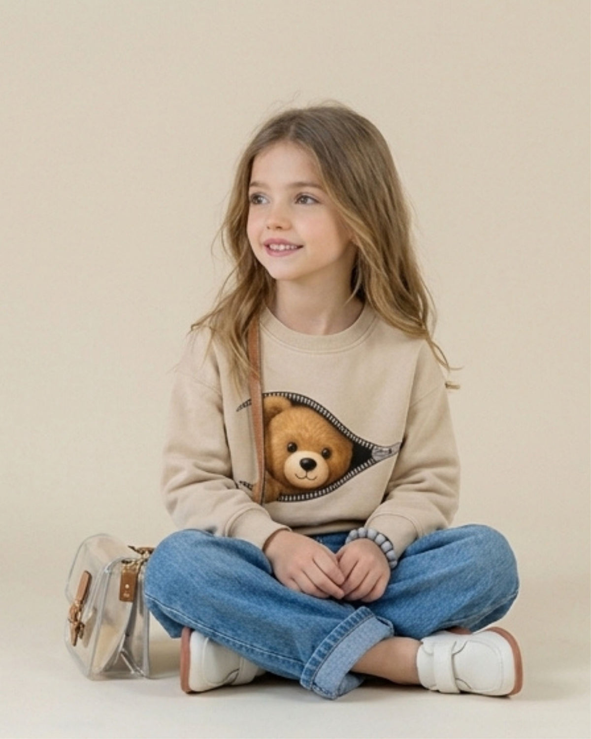 Bear Skin Girls Sweatshirt