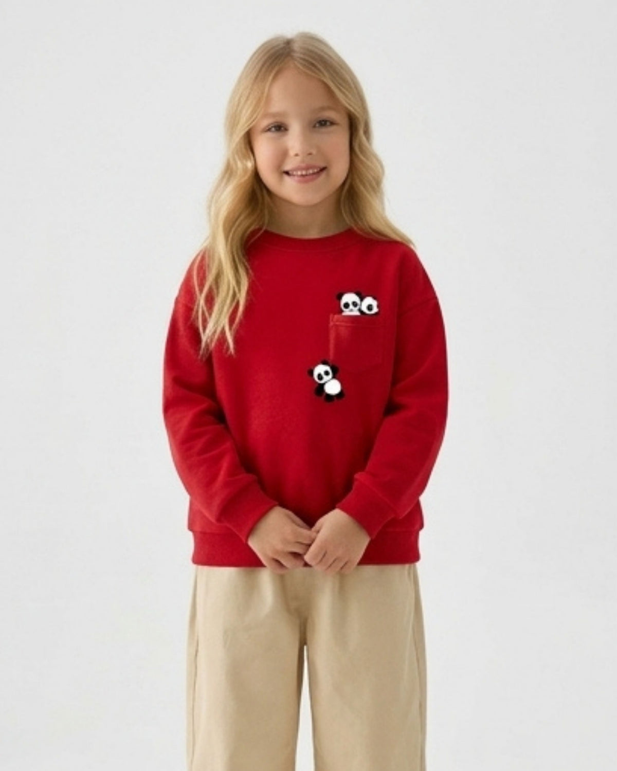 Red Panda Girls Sweatshirt